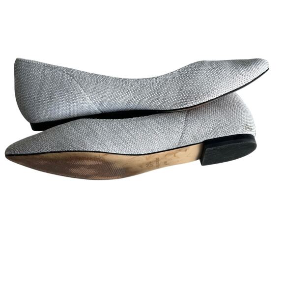 Corso Como Anthropologie Fabric Grey Comfy Flats - Picture 2 of 4